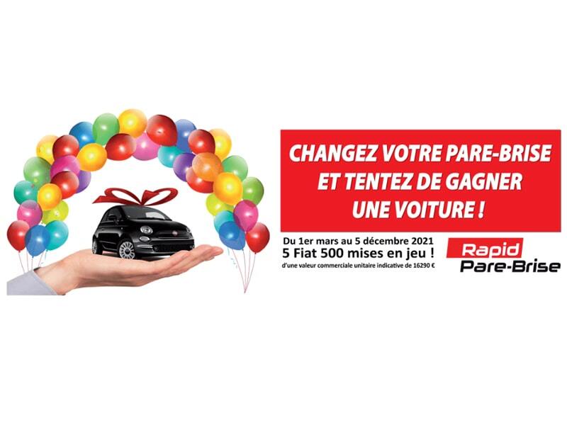 Changez votre pare-brise et tentez de gagner une voiture !